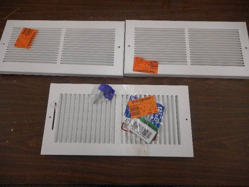(3) 14X6 HEAT REGISTER VENTS