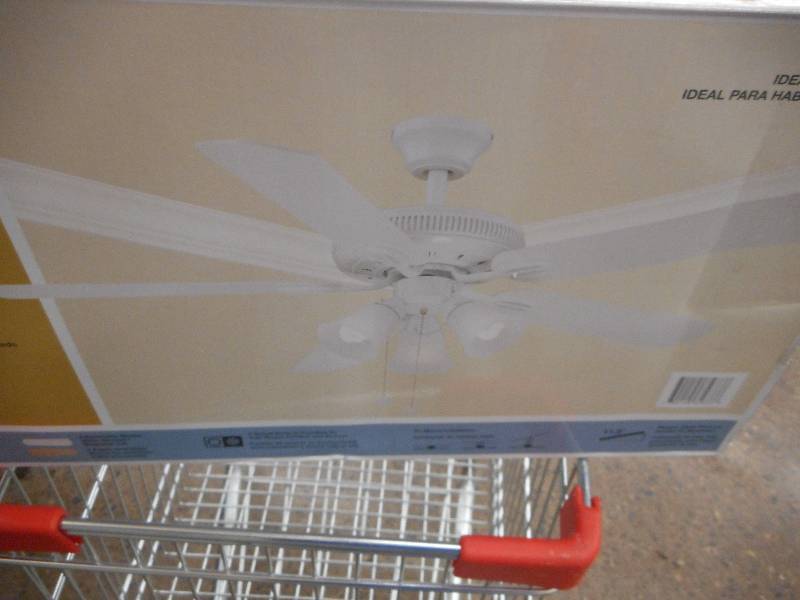 Glendale 52 in. White Ceiling Fan