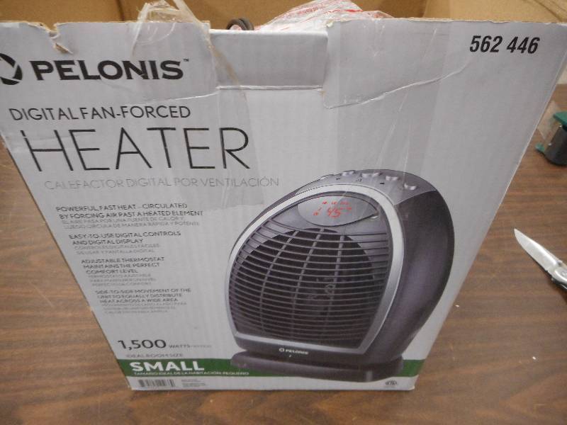 1500-Watt Digital Fan Forced Electric Portable Heater