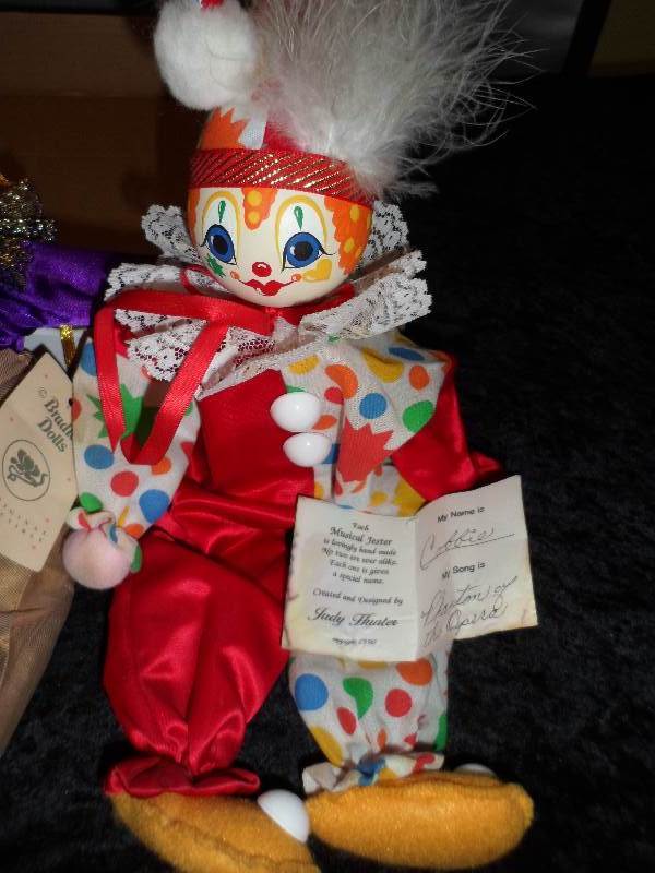 Lot of 3 Wind Up Clowns
