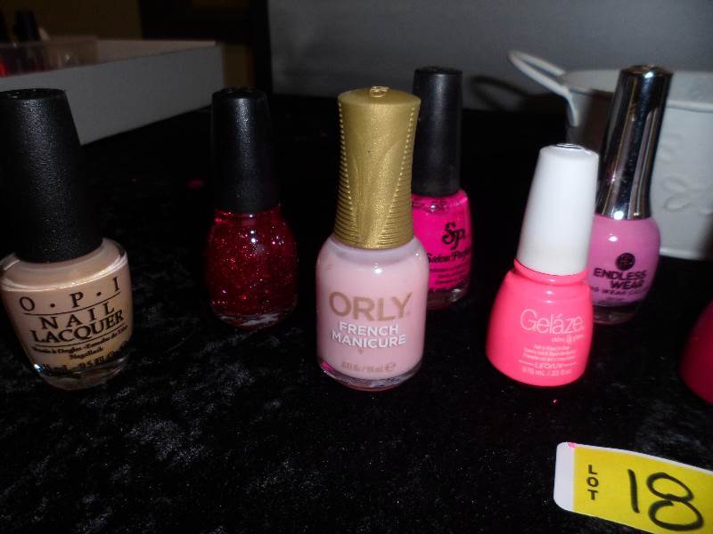 Lot of 13 Bottles of Nail Polish
