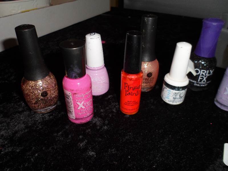 Lot of 18 Bottles of Naiil Polish