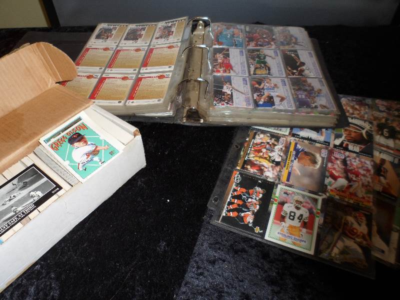 Large Lot of Sports Trading Cards