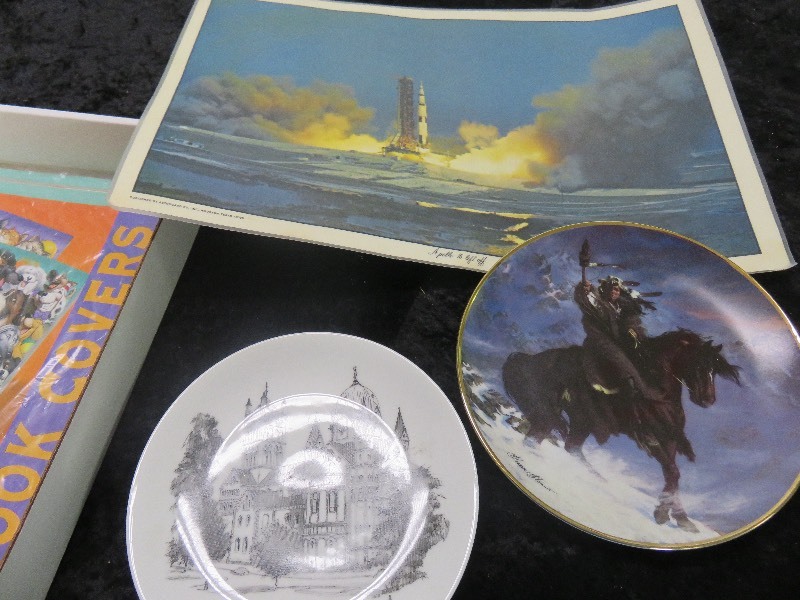 Collector Plates, Book Covers, Placemat