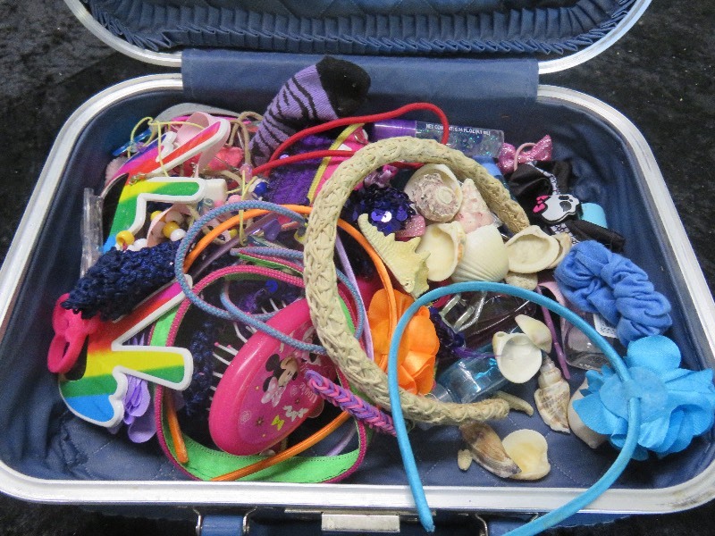 Small Suitcase w Girl Stuff