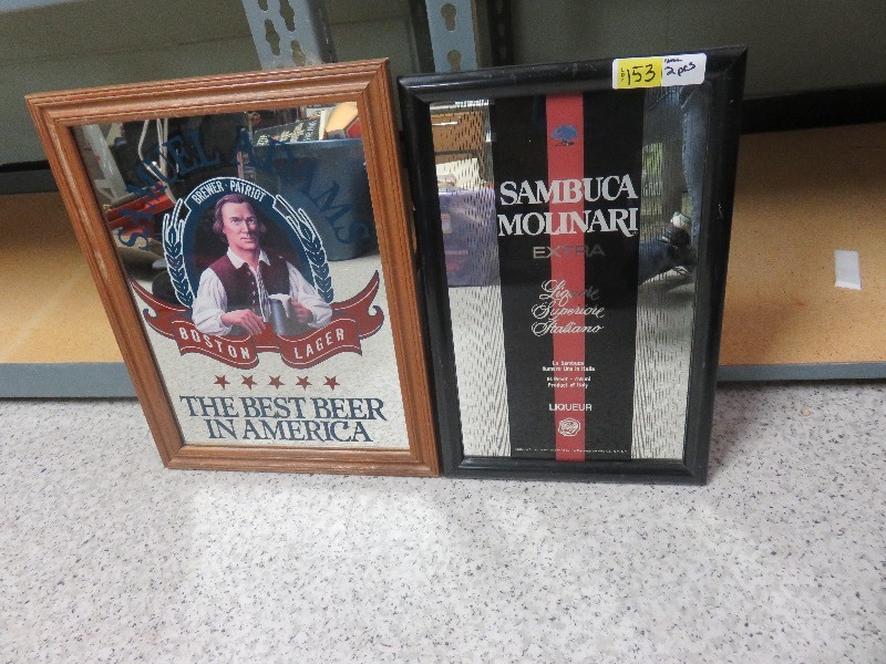Samuel Adams Boston Lager Mirror & Sambuca Molinari Extra Liqueur Mirror