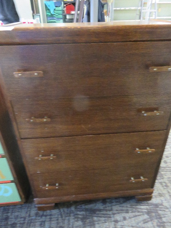 4 Drawer Wood Dresser