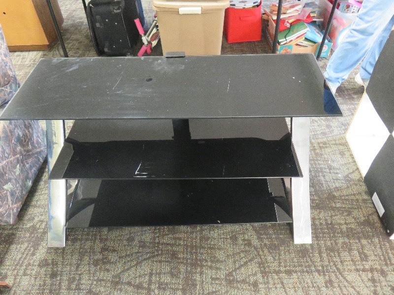Glass TV Stand