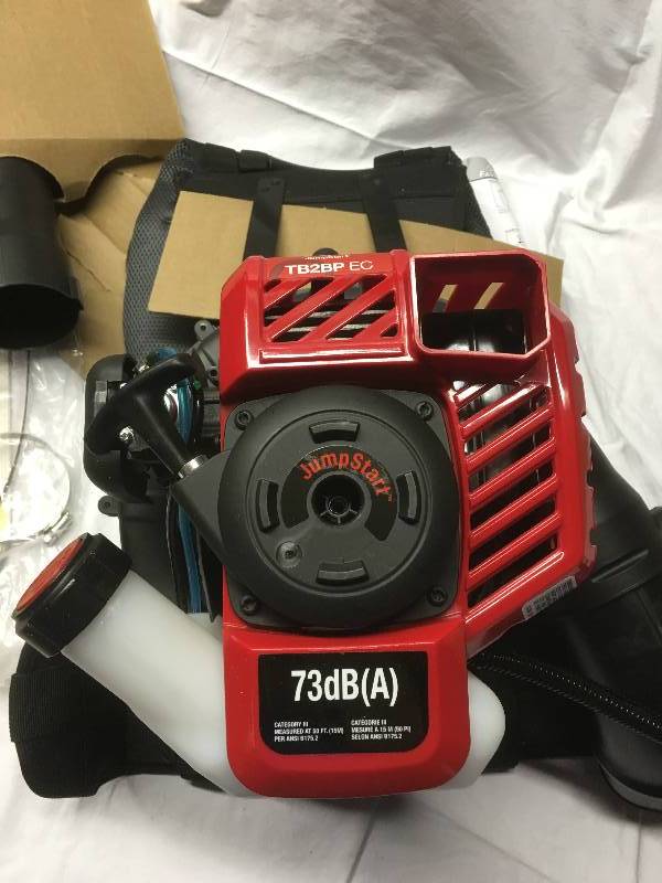 lot 77 image: Troy-Bilt Backpack Blower Retail $260