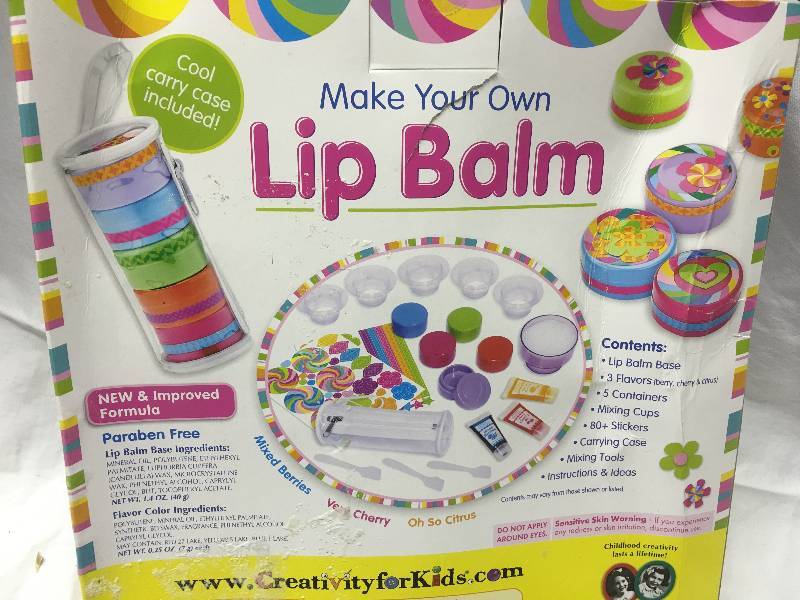lot 86 image: Creativity for Kids Make Your Own Lip Balm Kit