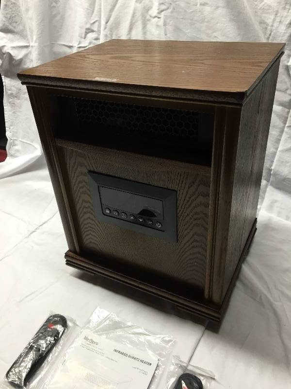lot 10 image: LifeSmart Electric Infrared Quartz Heater retail $160