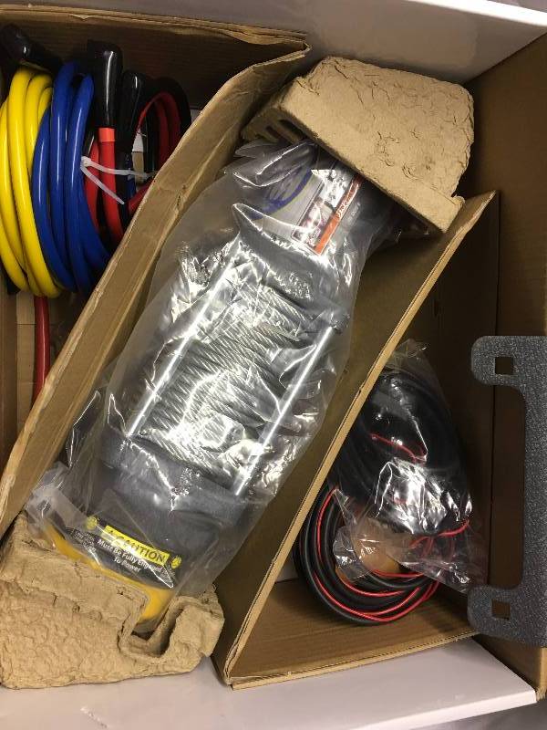 lot 36 image: Superwinch 12V Winch - 4500-lb. Capacity Retail $420