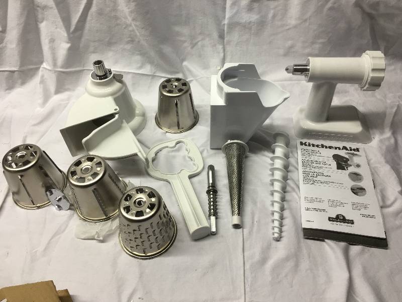 lot 55 image: KitchenAid FPPA Mixer Attachment Pack for Stand Mixers retail $129