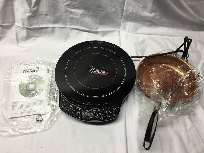 lot 5 image: NuWave Precision Induction Cooktop wPan retail $130