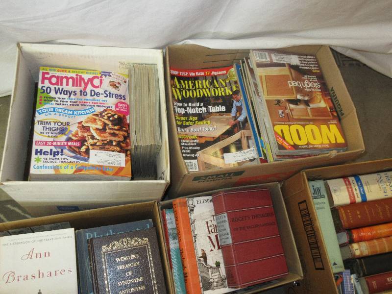 A Few More Boxes of Books & Magazines