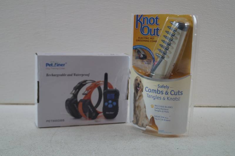 Dog Training Collar & Electric Pet Grooming Comb