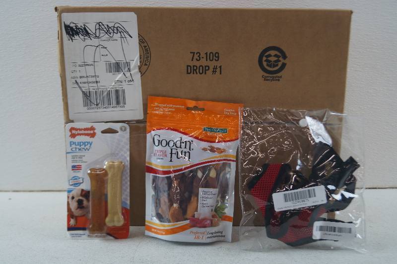 Dog Harness, Blanket & Treats