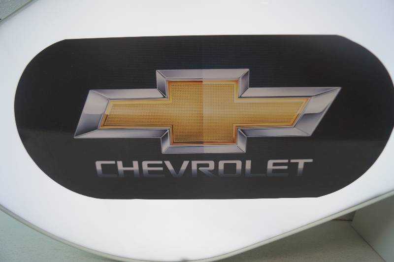 Lighted Chevy Sign