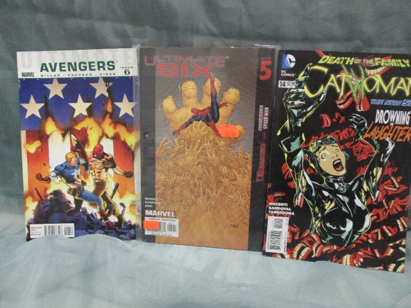 Comic Book lot of 3 books- vary...