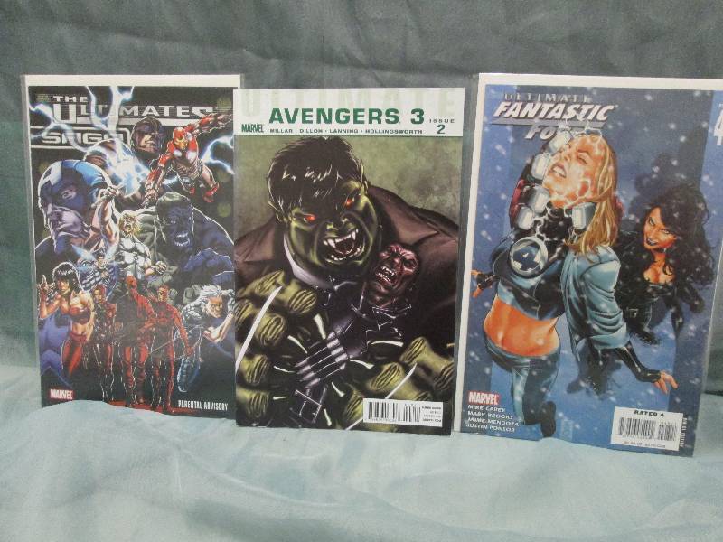 Comic Book lot of 3 books- vary...