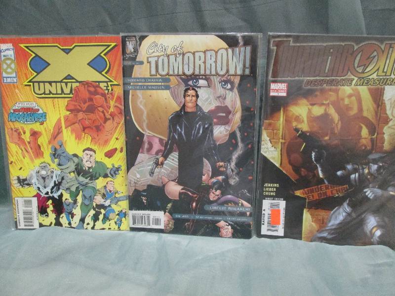 Comic Book lot of 3 books- vary...