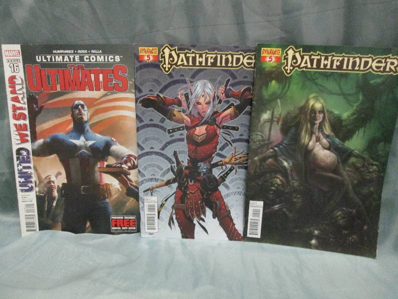 Comic Book lot of 3 books- vary...