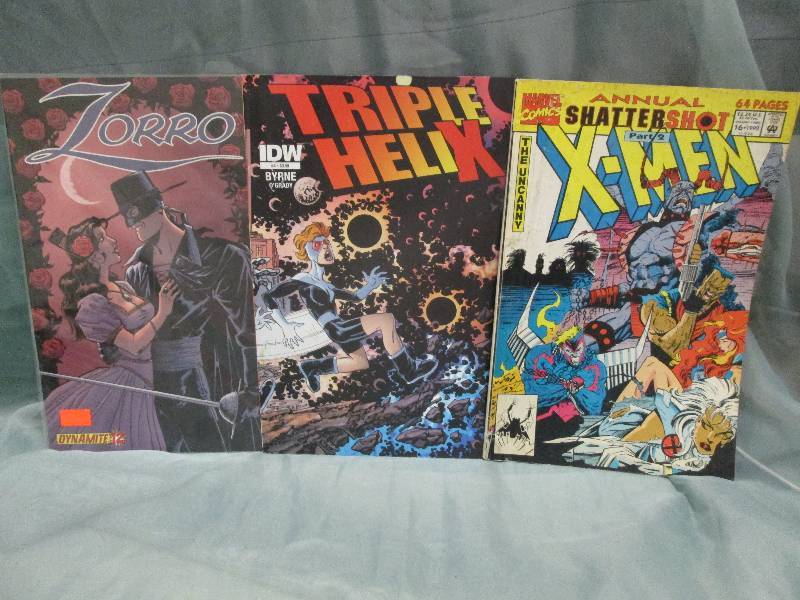 Comic Book lot of 3 books- vary...