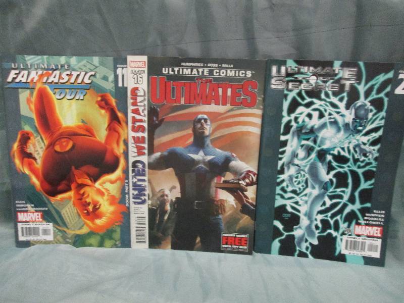 Comic Book lot of 3 books- vary...