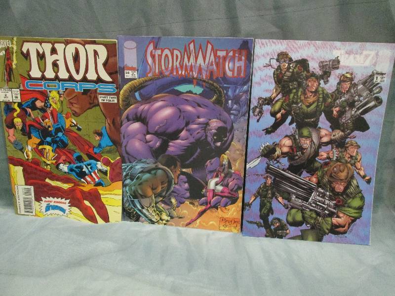 Comic Book lot of 3 books- vary...