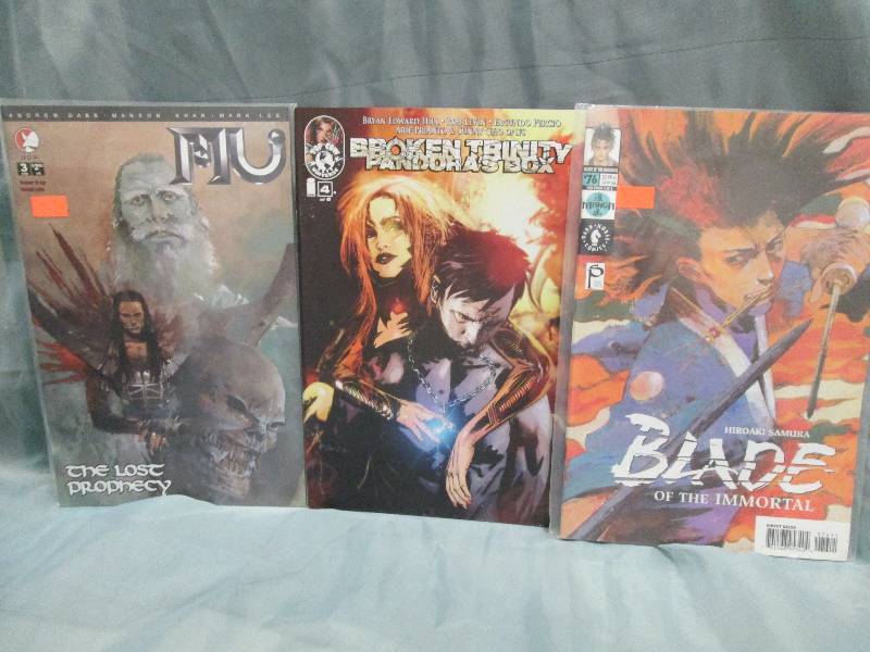 Comic Book lot of 3 books- vary...