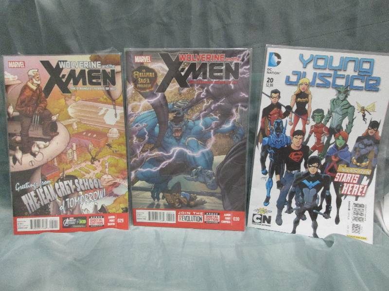 Comic Book lot of 3 books- vary...