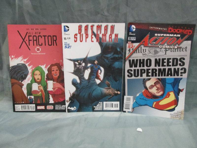 Comic Book lot of 3 books- vary...