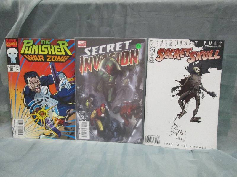 Comic Book lot of 3 books- vary...