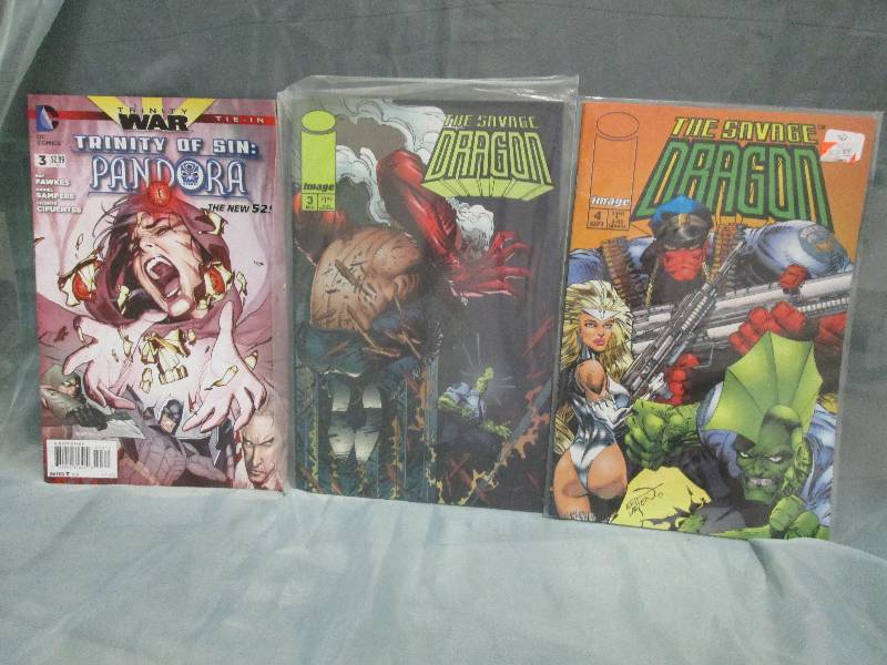 Comic Book lot of 3 books- vary...