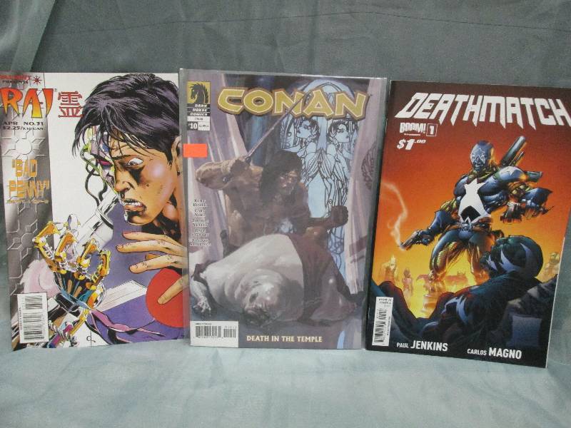 Comic Book lot of 3 books- vary...