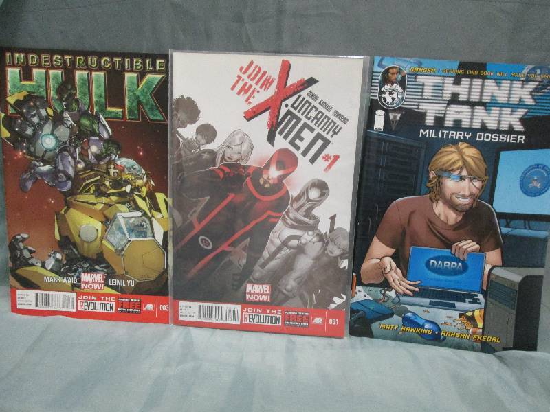 Comic Book lot of 3 books- vary...