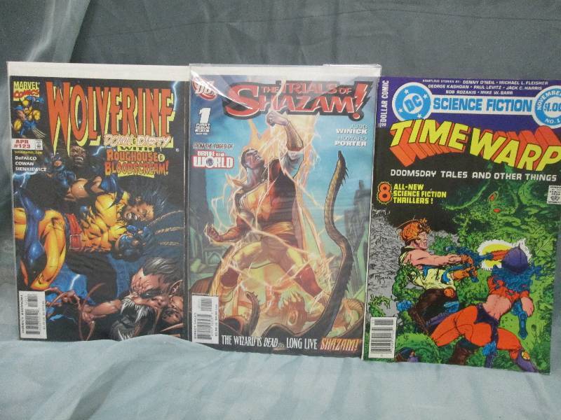 Comic Book lot of 3 books- vary...