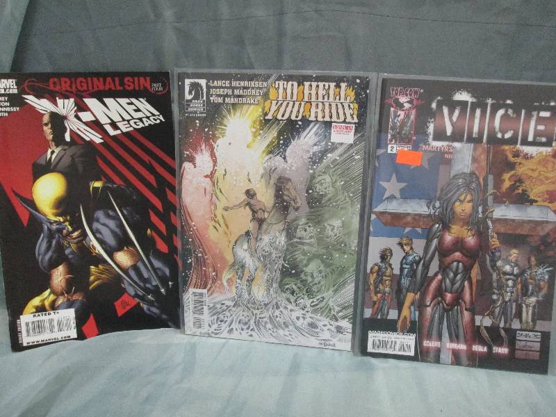 Comic Book lot of 3 books- vary...
