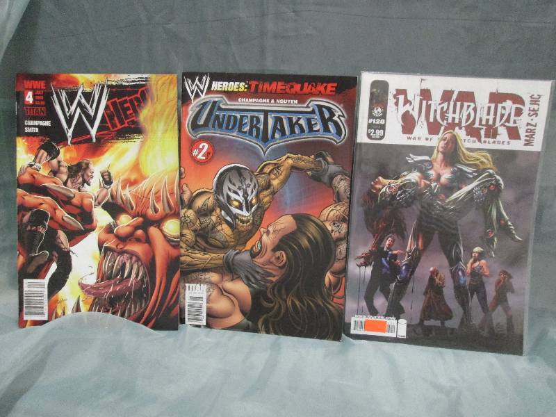 Comic Book lot of 3 books- vary...
