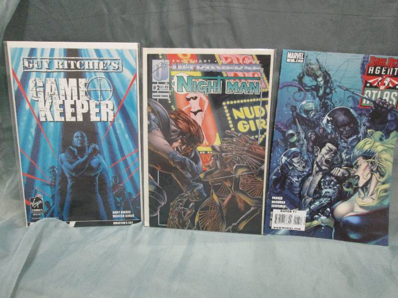 Comic Book lot of 3 books- vary...
