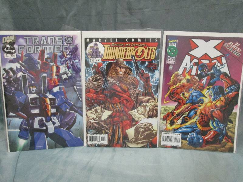 Comic Book lot of 3 books- vary...