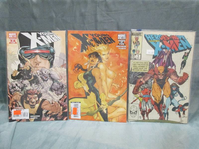 Comic Book lot of 3 books- vary...