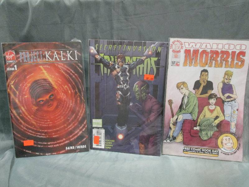 Comic Book lot of 3 books- vary...