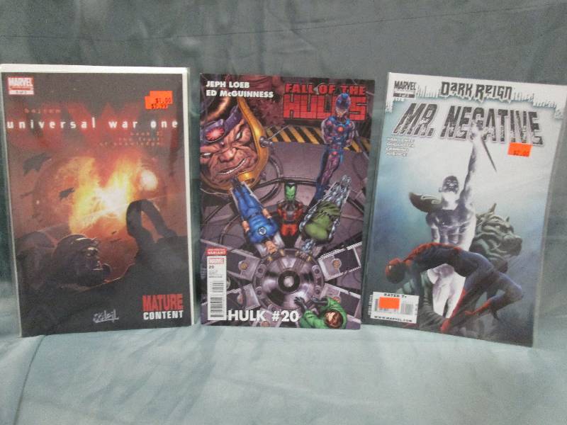Comic Book lot of 3 books- vary...