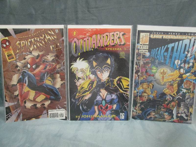 Comic Book lot of 3 books- vary...