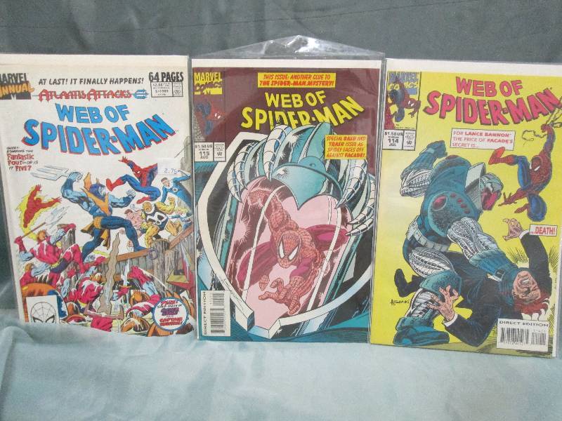 Comic Book lot of 3 books- vary...