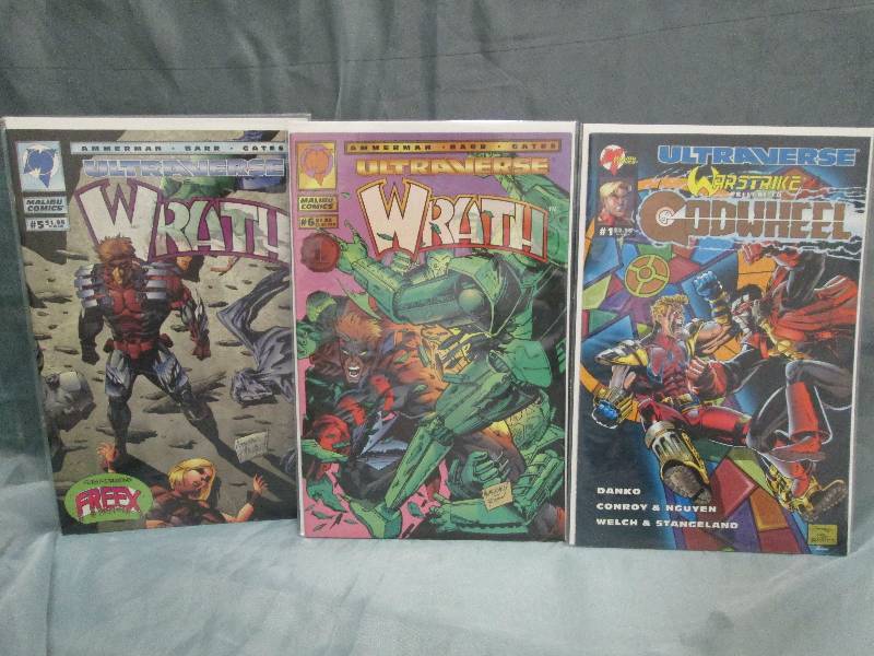 Comic Book lot of 3 books- vary...