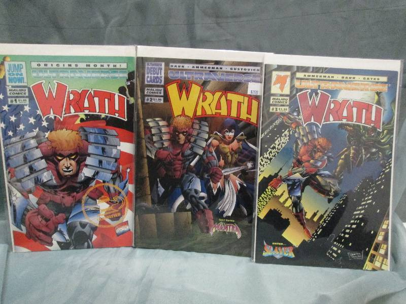 Comic Book lot of 3 books- vary...