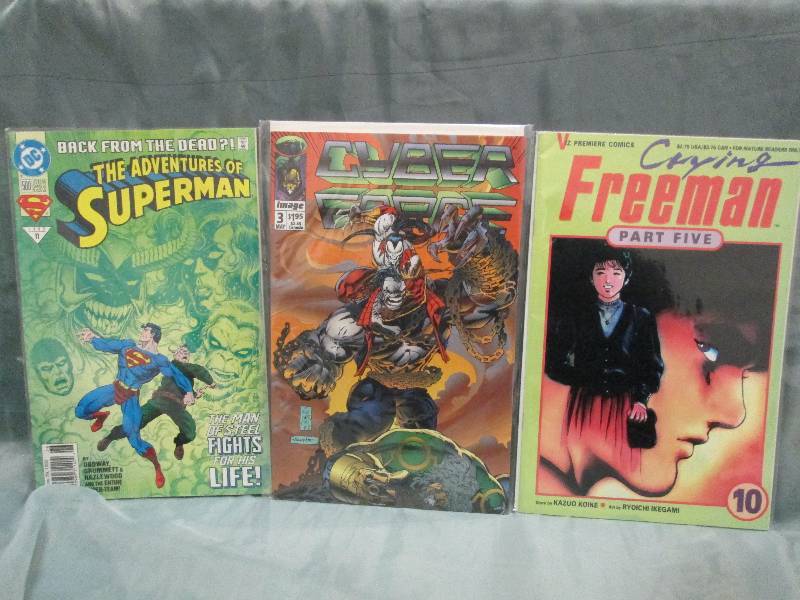 Comic Book lot of 3 books- vary...