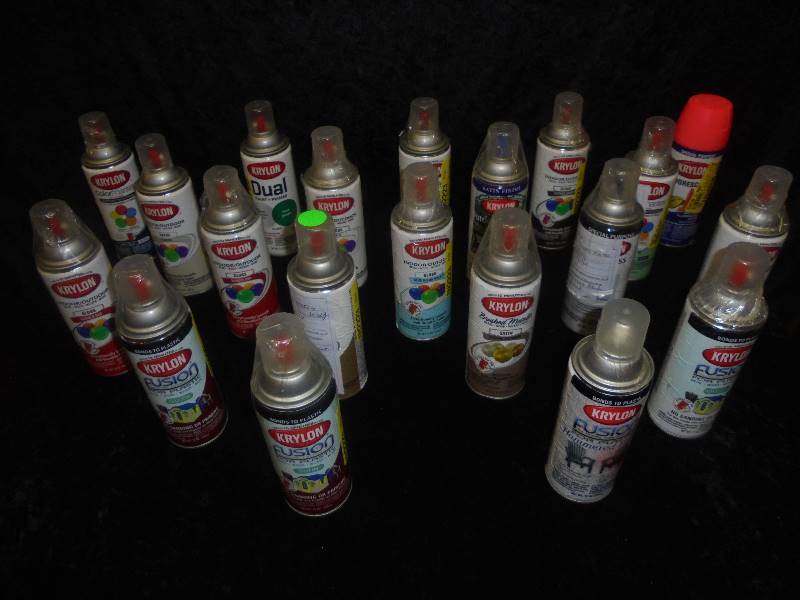 Lot - Misc Cans of Spray Paint